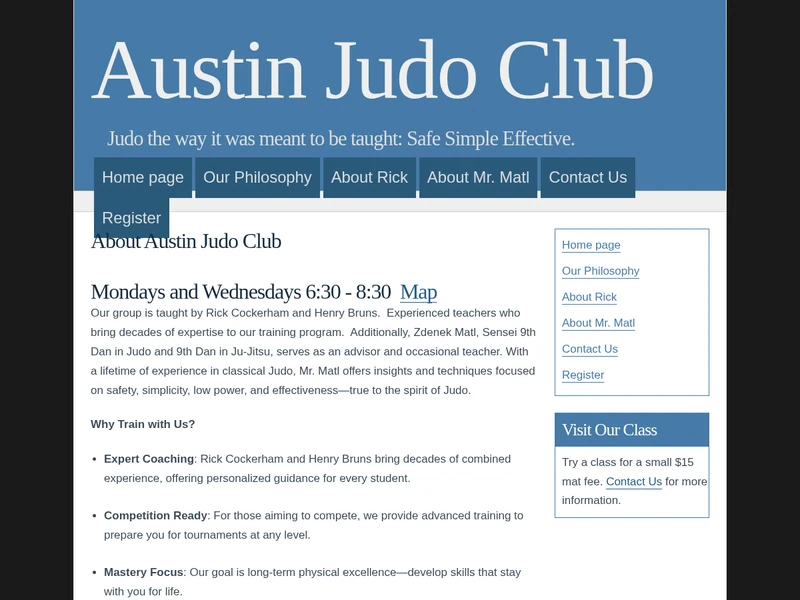Photo of Austin Judo Club