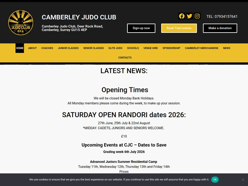 Photo of Camberley Judo Club